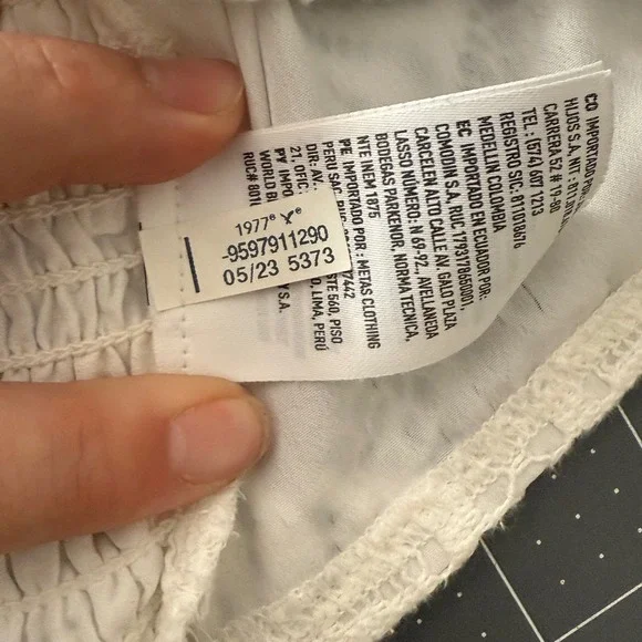 American Eagle Small White Lace Corset Top Ren Fair Soft Girl Boho‎ Coquette - Picture 7 of 8